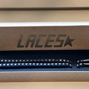 New in box Golden Goose NAVY STAR laces